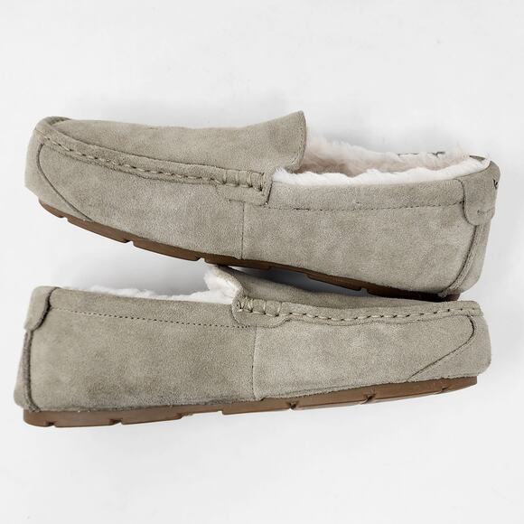 Koolaburra by UGG Slippers Men 11 Tipton Taupe Suede Faux Fur Lining 1105893 - Picture 6 of 10